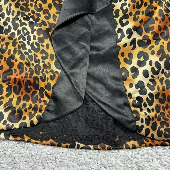 Worthington Skirt Womens 10 Leopard Print Pencil Classic Office Work Night Out - Picture 6 of 6